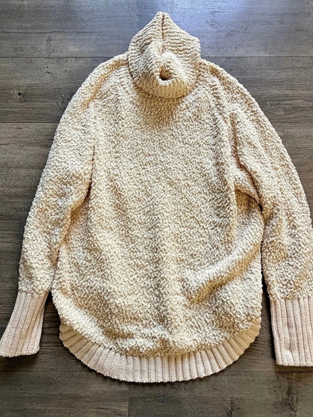 Turtleneck Sweater/Tunic Cream XL